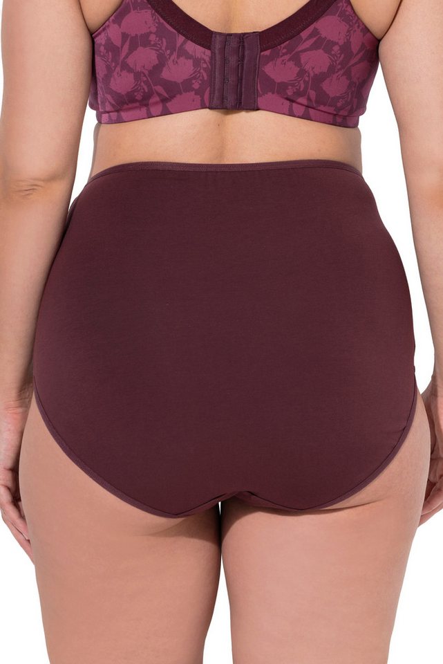 Ulla Popken Maxislip Maxislips 5er-Pack seitliche Blüte – Bild 3 von 4