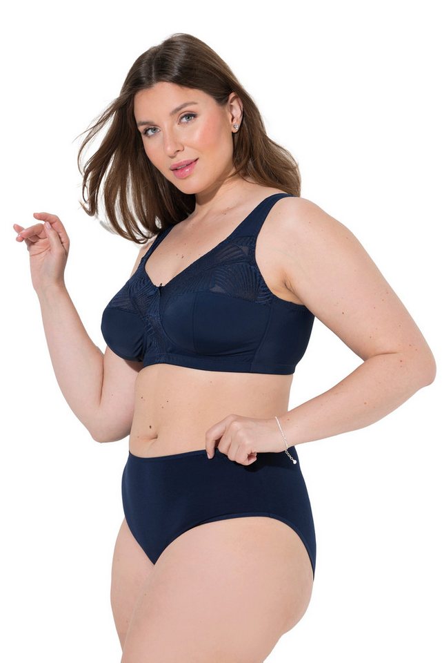 Ulla Popken Midislip Midi-Slips 5er-Pack kleine Spitzeneinsätze – Bild 2 von 4