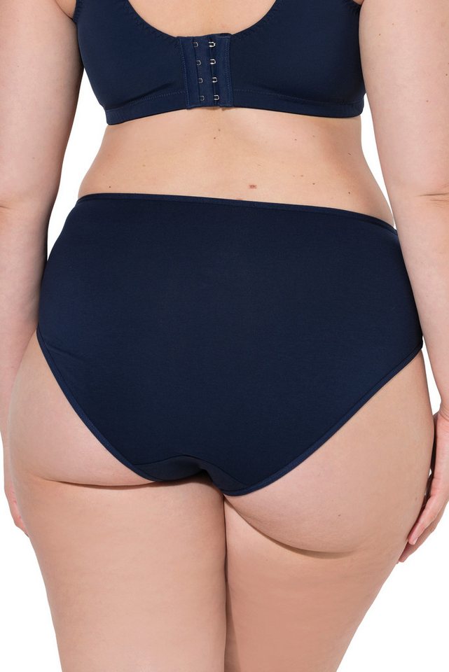 Ulla Popken Midislip Midi-Slips 5er-Pack kleine Spitzeneinsätze – Bild 3 von 4