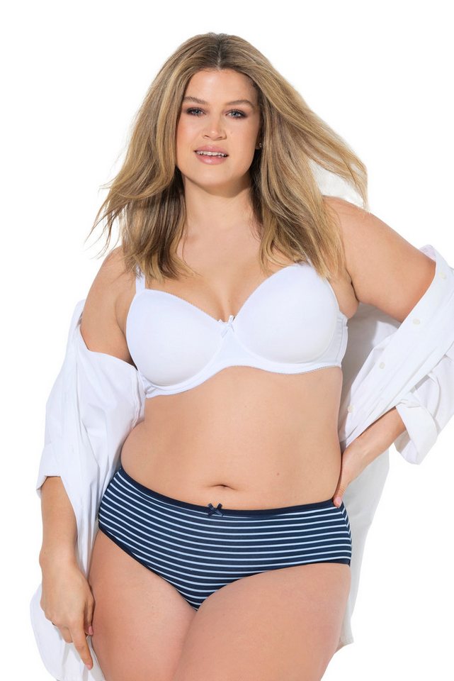 Ulla Popken Midislip Midislips 5er-Pack feine Streifen – Bild 2 von 4