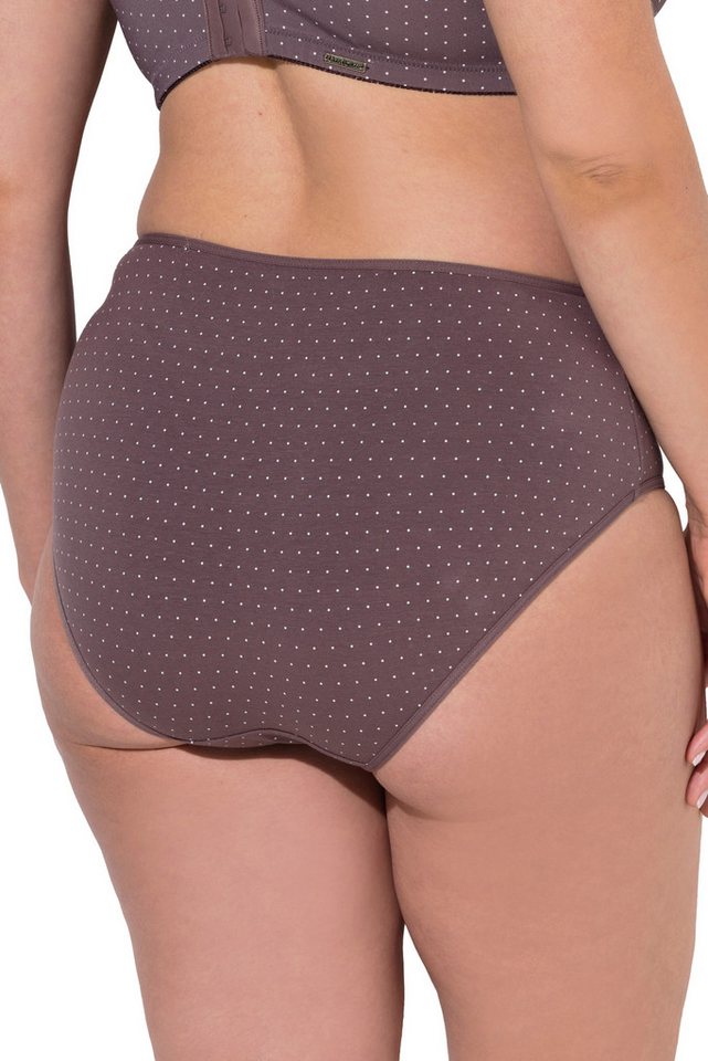 Ulla Popken Midislip Midislips 5er-Pack Punkte/einfarbig – Bild 3 von 4