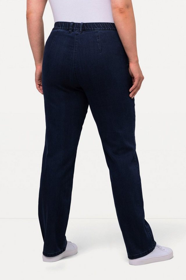 Ulla Popken Regular-fit-Jeans Jeans Mony konisches Bein Reißverschlusstaschen Bestseller – Bild 3 von 5