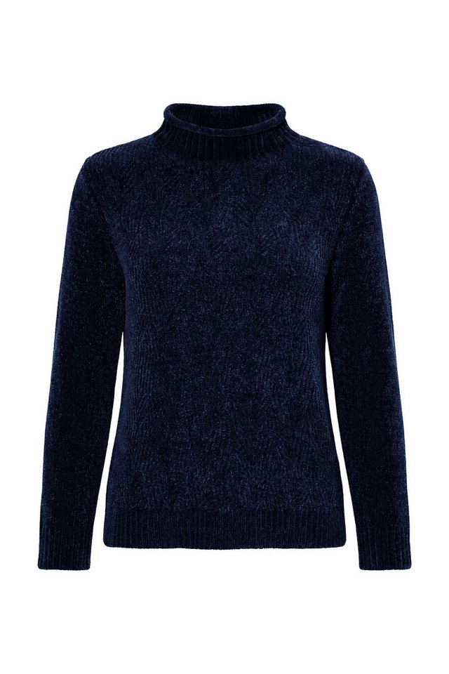 Ulla Popken Rollkragenpullover Pullover Chenille Rollkragen Langarm – Bild 2 von 4