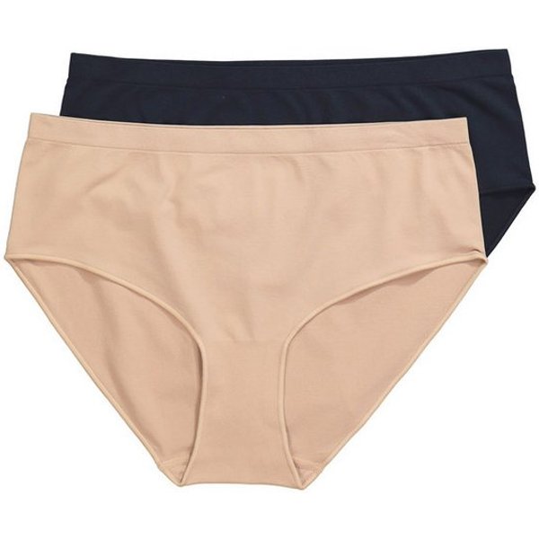Ulla Popken Slip Midislips 2er-Pack nahtlos