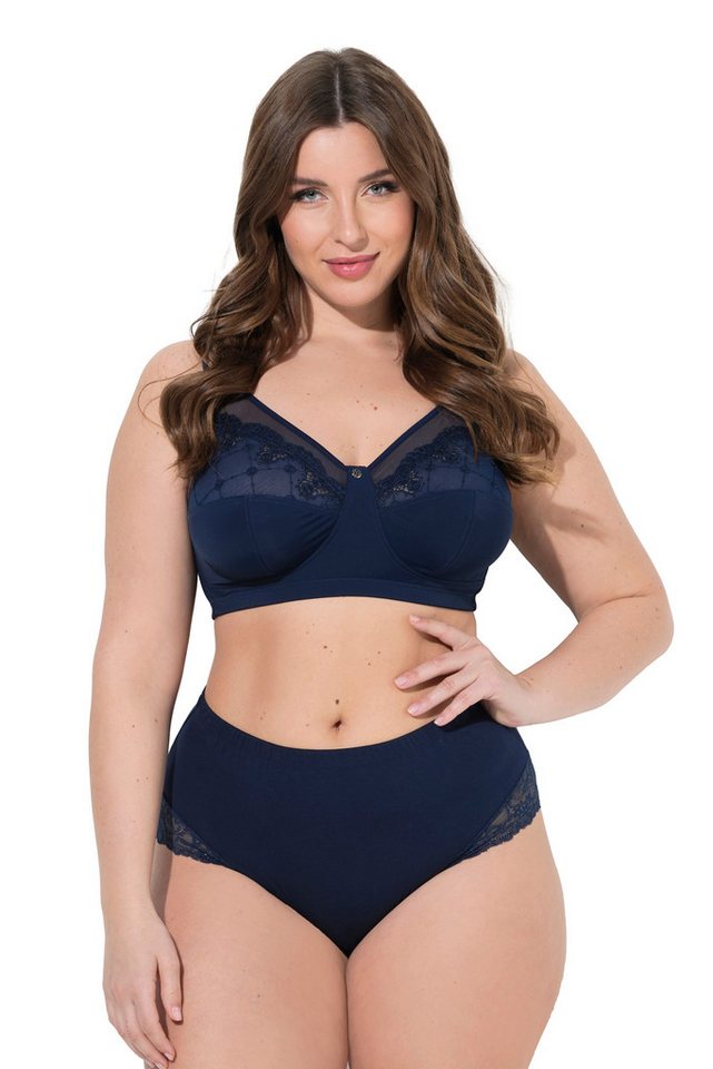 Ulla Popken Slip Midislips 2er-Pack seitlicher Spitzeneinsatz – Bild 2 von 4