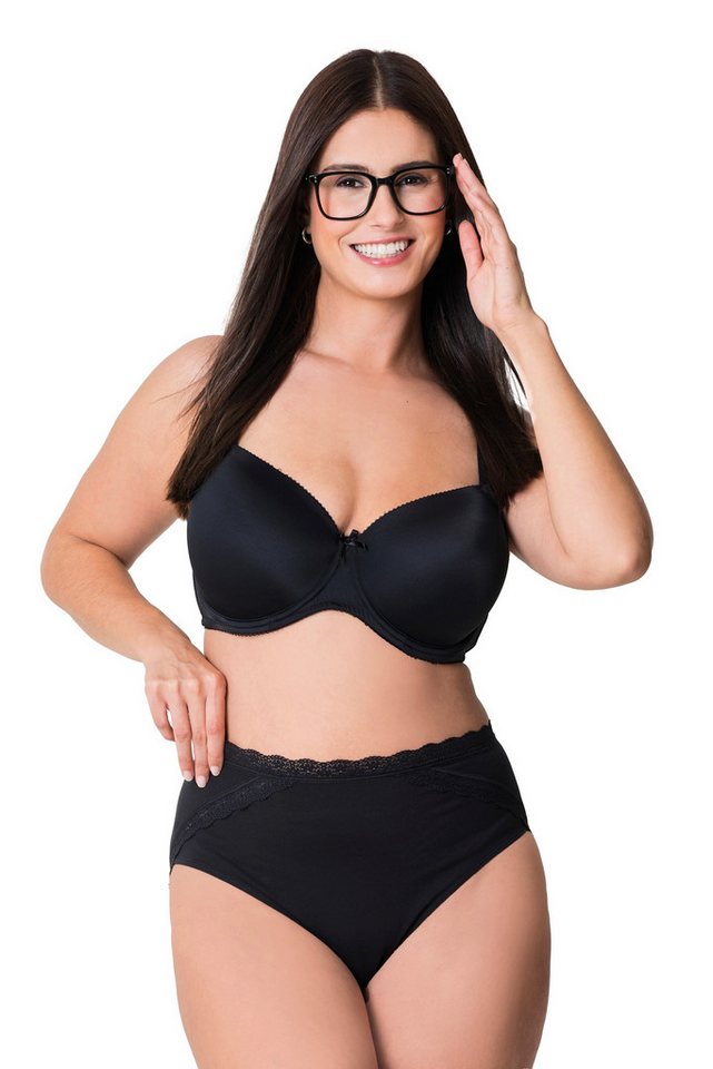 Ulla Popken Slip Midislips 3er-Pack Spitzenband – Bild 3 von 5
