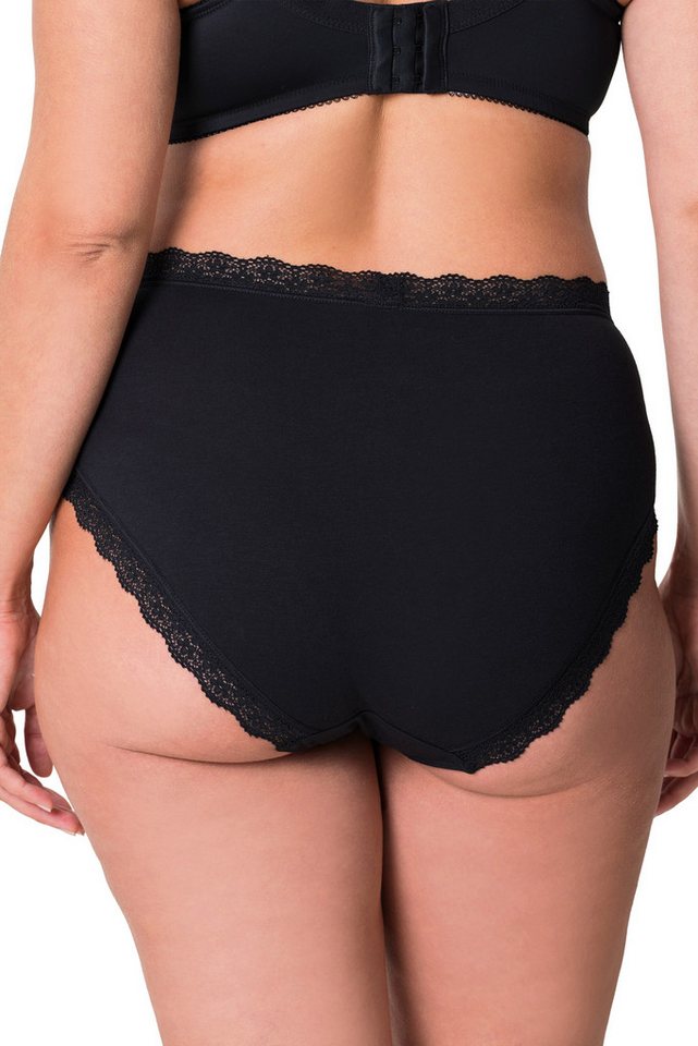 Ulla Popken Slip Midislips 3er-Pack Spitzenband – Bild 4 von 5