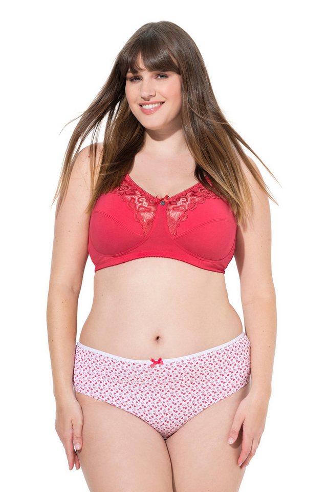 Ulla Popken Slip Strings 5er-Pack Herzen/einfarbig – Bild 2 von 4
