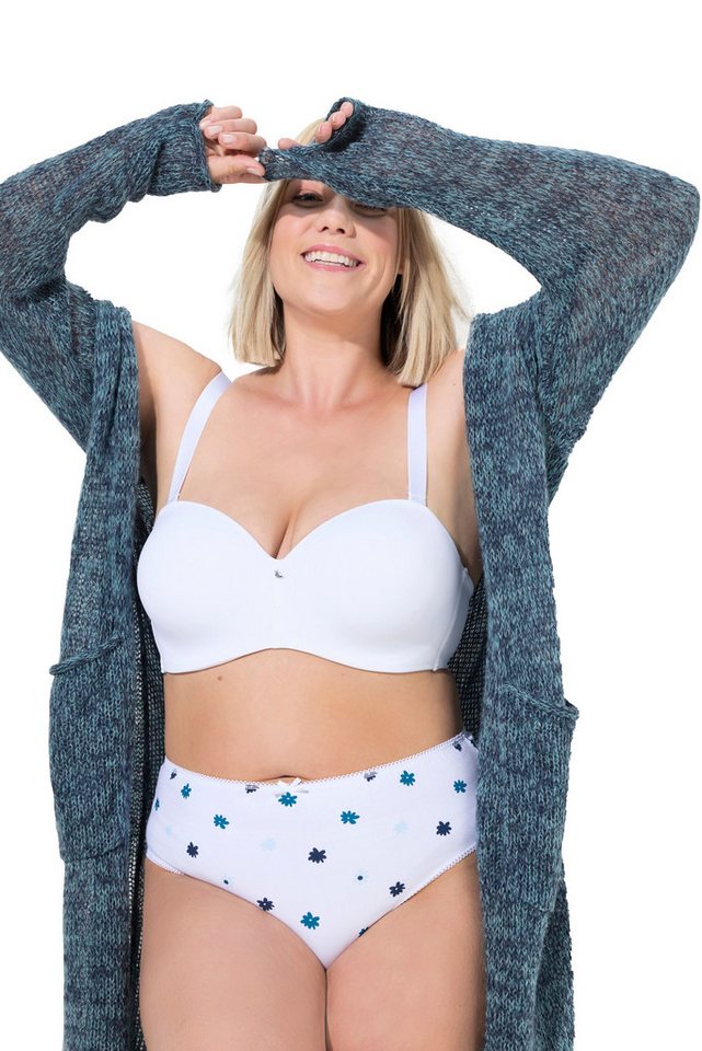 Ulla Popken Slip Strings 5er-Pack Millefleur/einfarbig – Bild 2 von 4