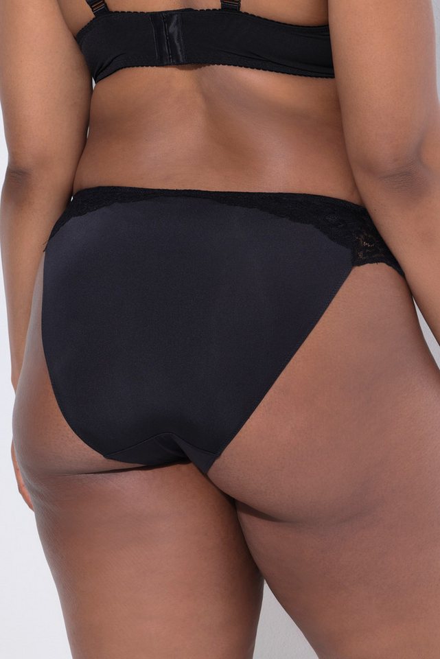 Ulla Popken Slip TruYou Midislip Satin Musterspitze – Bild 3 von 4