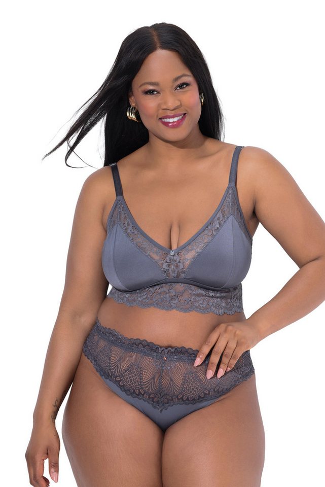 Ulla Popken Slip TruYou Strings 3er-Pack Spitzenbund – Bild 2 von 3