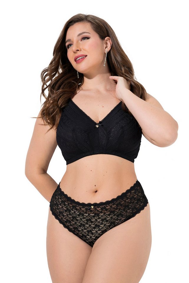 Ulla Popken Slip TruYou Strings 3er-Pack transparente Spitze – Bild 2 von 2