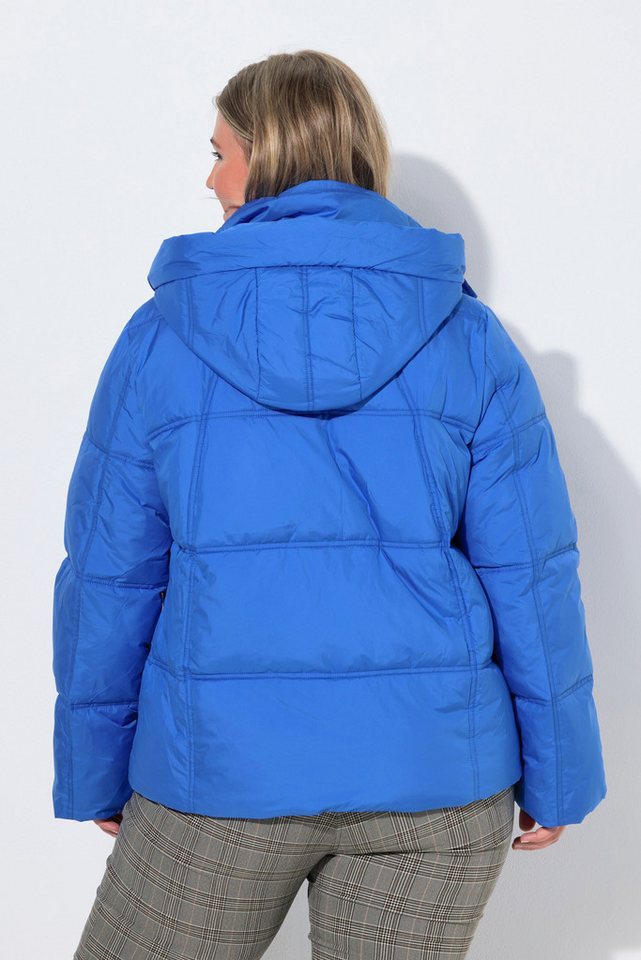 Ulla Popken Steppjacke HYPRAR Steppjacke Oversized Kapuze Zipptaschen – Bild 3 von 5