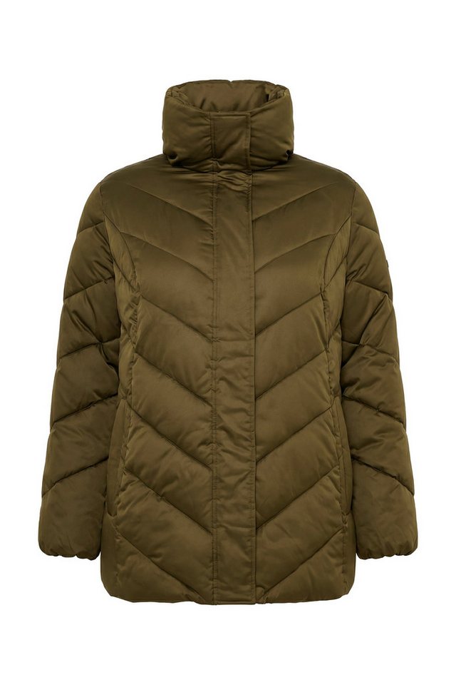 Ulla Popken Steppjacke HYPRAR Steppjacke wasserabweisend Kunstfellbesatz-Kragen – Bild 2 von 4