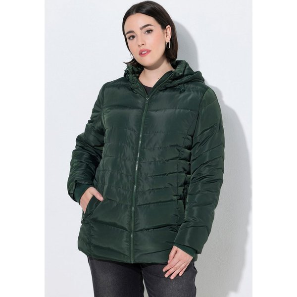 Ulla Popken Steppjacke HYPRAR Steppjacke wasserabweisend winddicht Kapuze