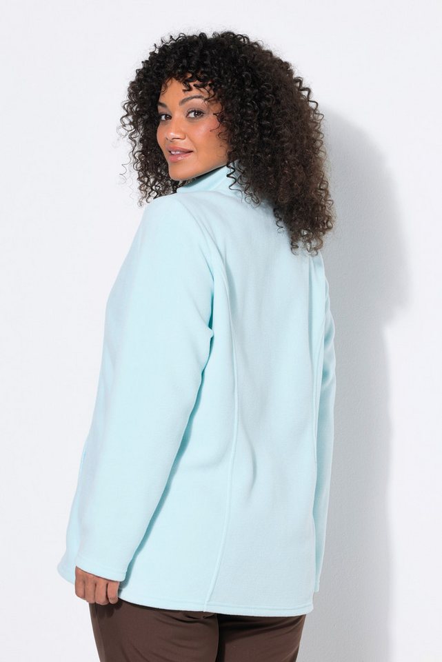 Ulla Popken Sweatjacke Fleecejacke Baukastensystem Innenjacke recycelt Bestseller – Bild 3 von 4