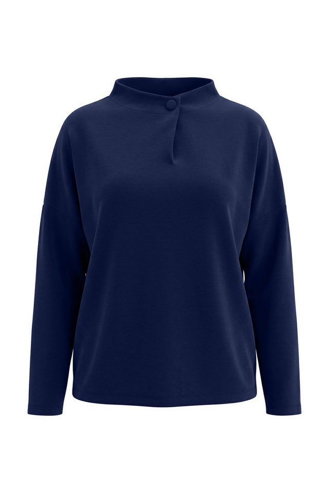 Ulla Popken Sweatshirt Sweatshirt Oversized Stehkragen Langarm – Bild 2 von 4