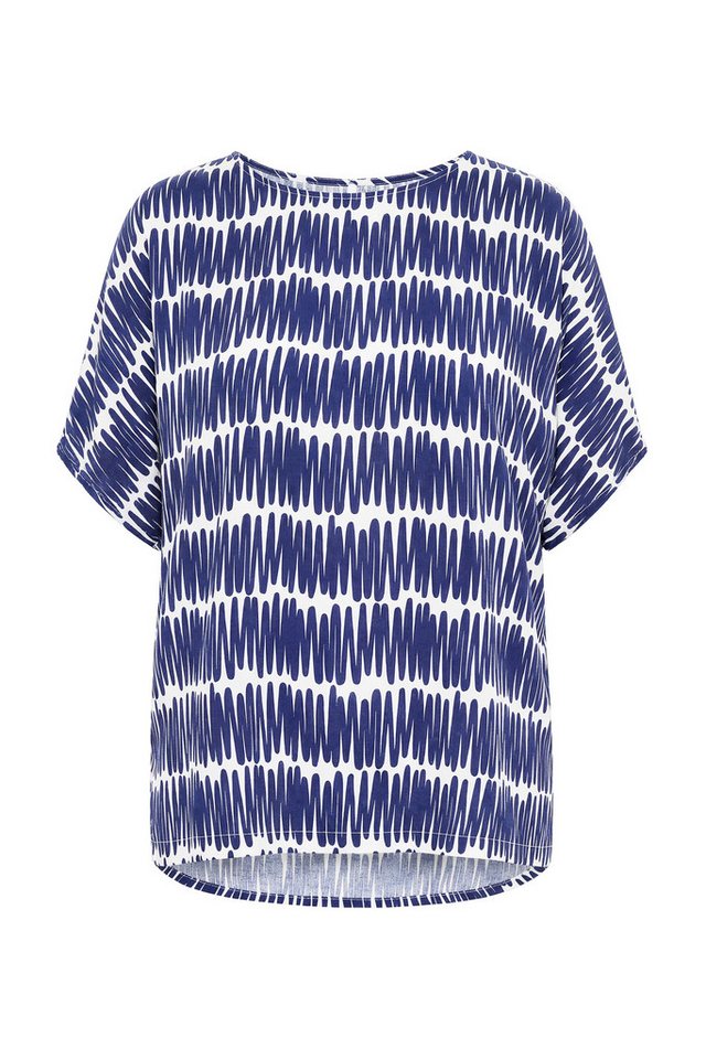 Ulla Popken Tunika Bluse Oversized U-Boot-Ausschnitt Halbarm – Bild 2 von 4