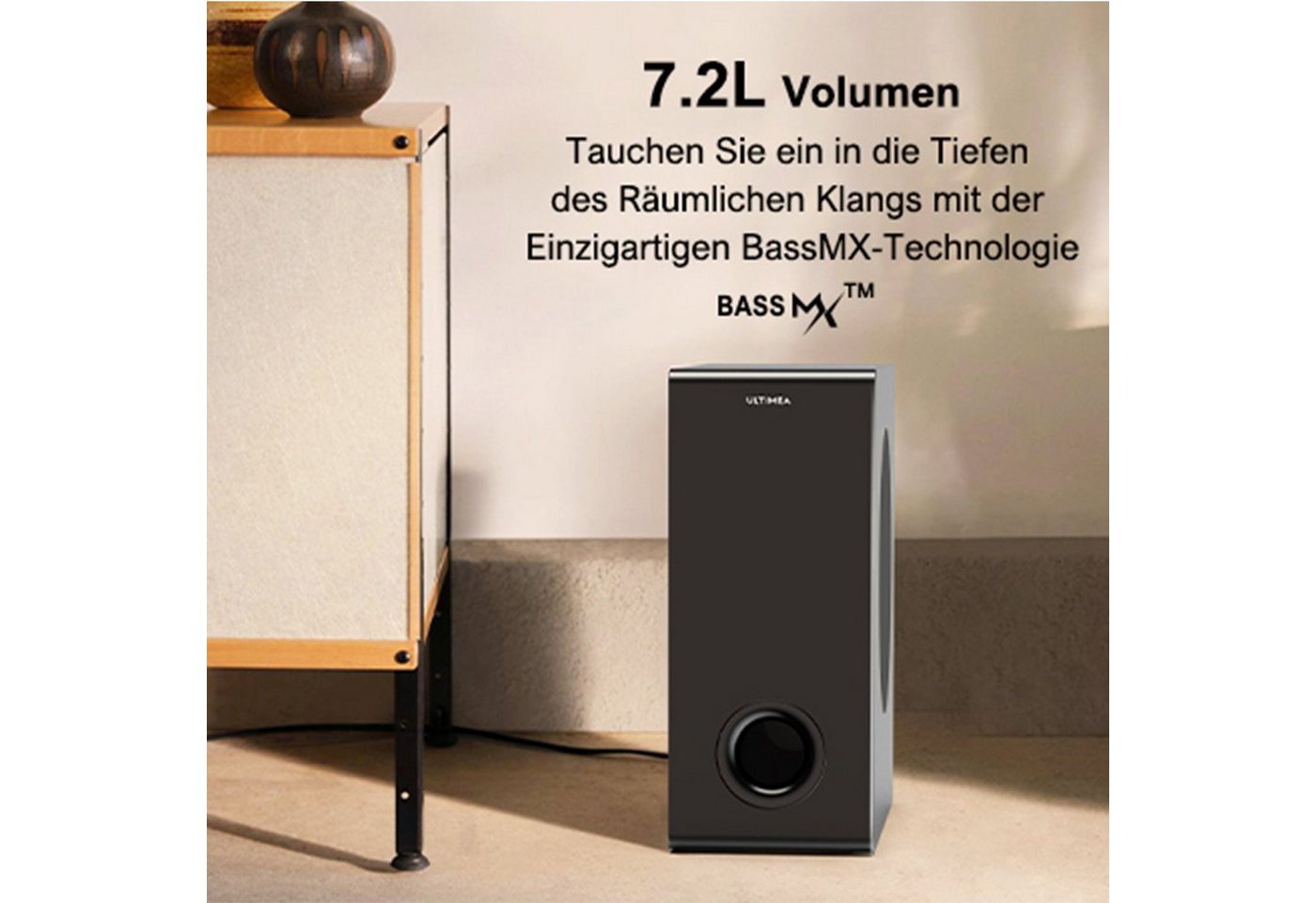 Ultimea Nova S40 Soundbar 2.1 CH (Bluetooth 5.3, HDMI ARC) – Bild 3 von 5