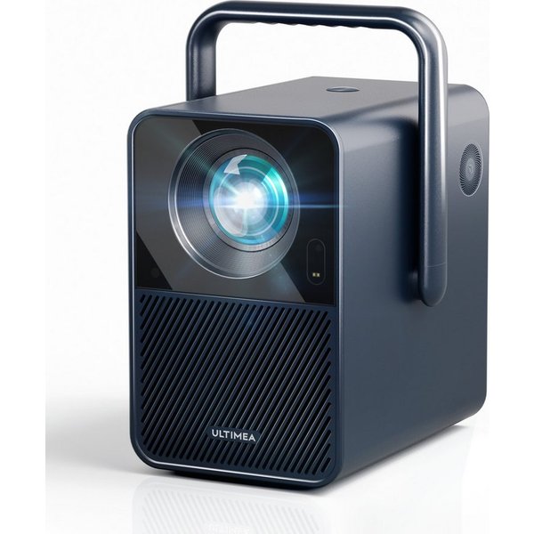 Ultimea Poseidon E40 Beamer, Android TV 11.0 mit Netflix,Dolby Audio Beamer (30000 lm, 2000:1, 1920 x 1080 px, Tragegriffdesign, Tragbar Projektor Native 1080P)