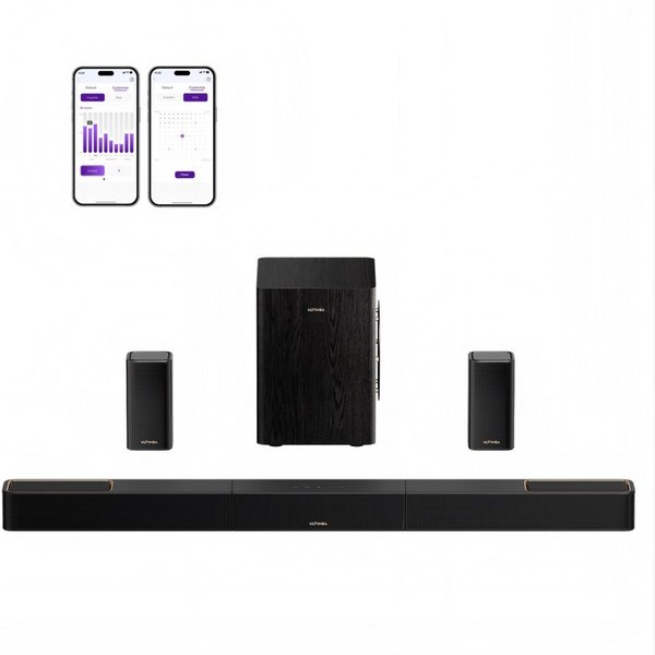 Ultimea Skywave 5.1.2ch Series Soundbar surround sound system (HDMI, 530 W, App-Steuerung, Dolby Atmos)