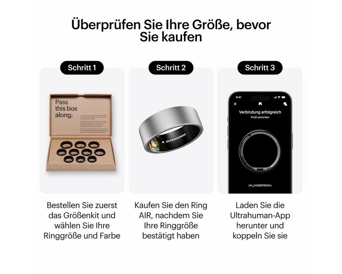 Ultrahuman Smart Ring Ring AIR – Bild 2 von 5
