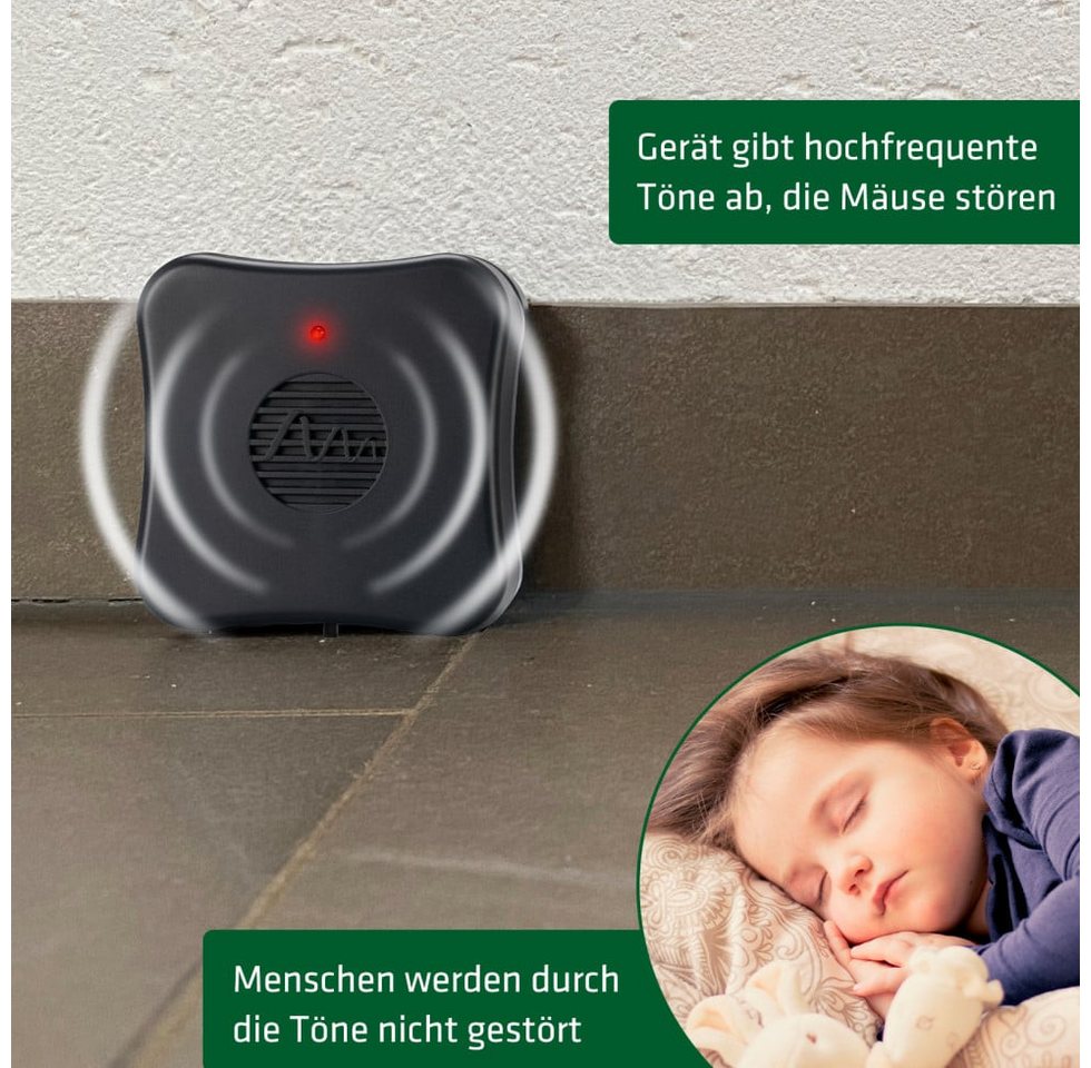 Gardigo Ultraschall-Tierabwehr Gardigo Mäusefeindmobil batteriebetriebener – Bild 2 von 5