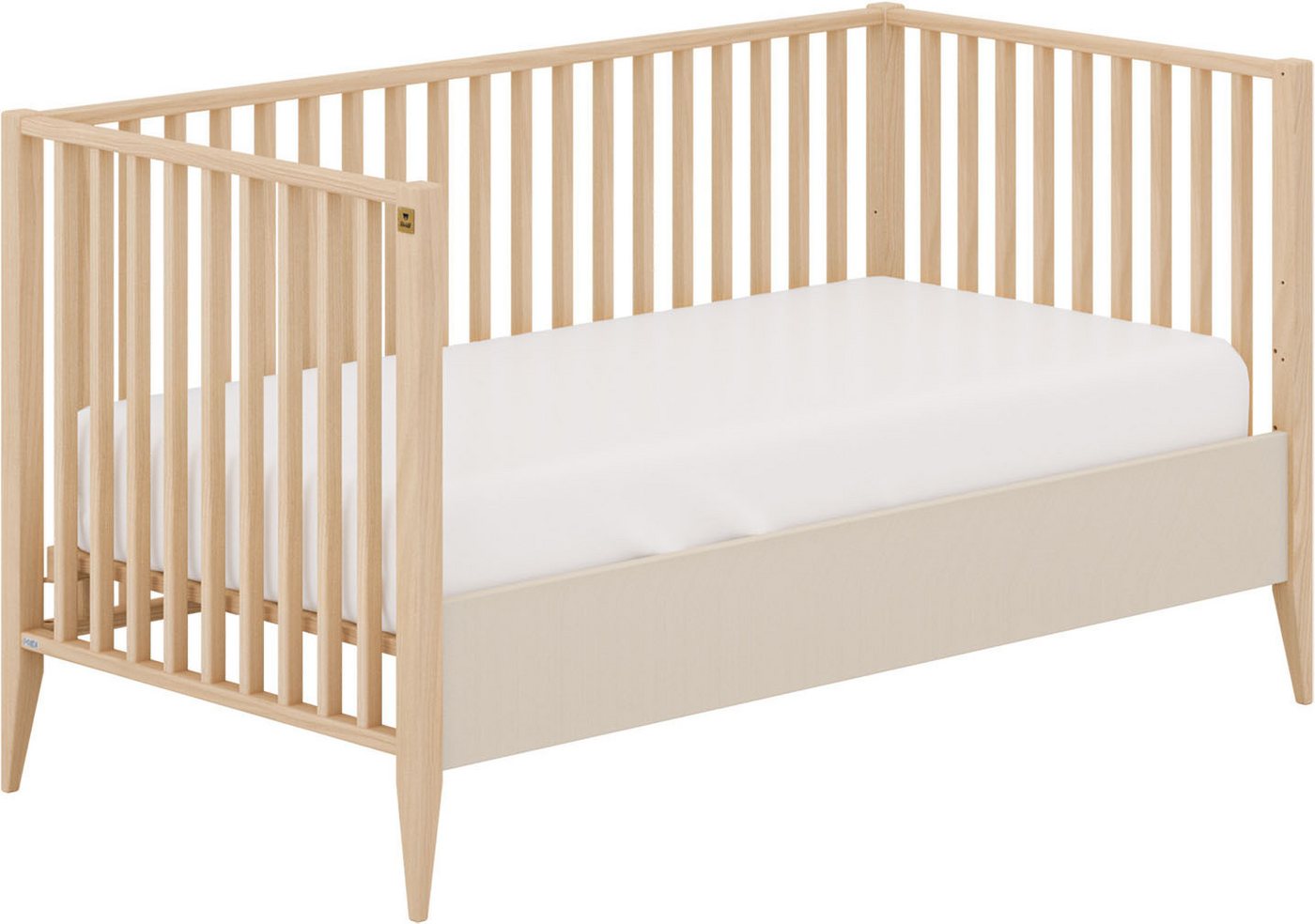 PAIDI Umbauseiten MILA & BEN Steiff by PAIDI, Umbau vom Babybett zum Juniorbett, Erweiterungs-Set Kinderbett 70x140cm in Beige – Bild 3 von 5
