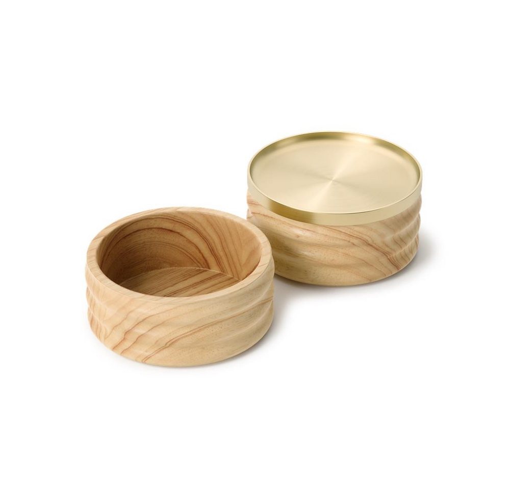 Umbra Aufbewahrungsbox Tesora, aus Holz, 13cm, stapelbare Schmuckdose – Bild 3 von 5