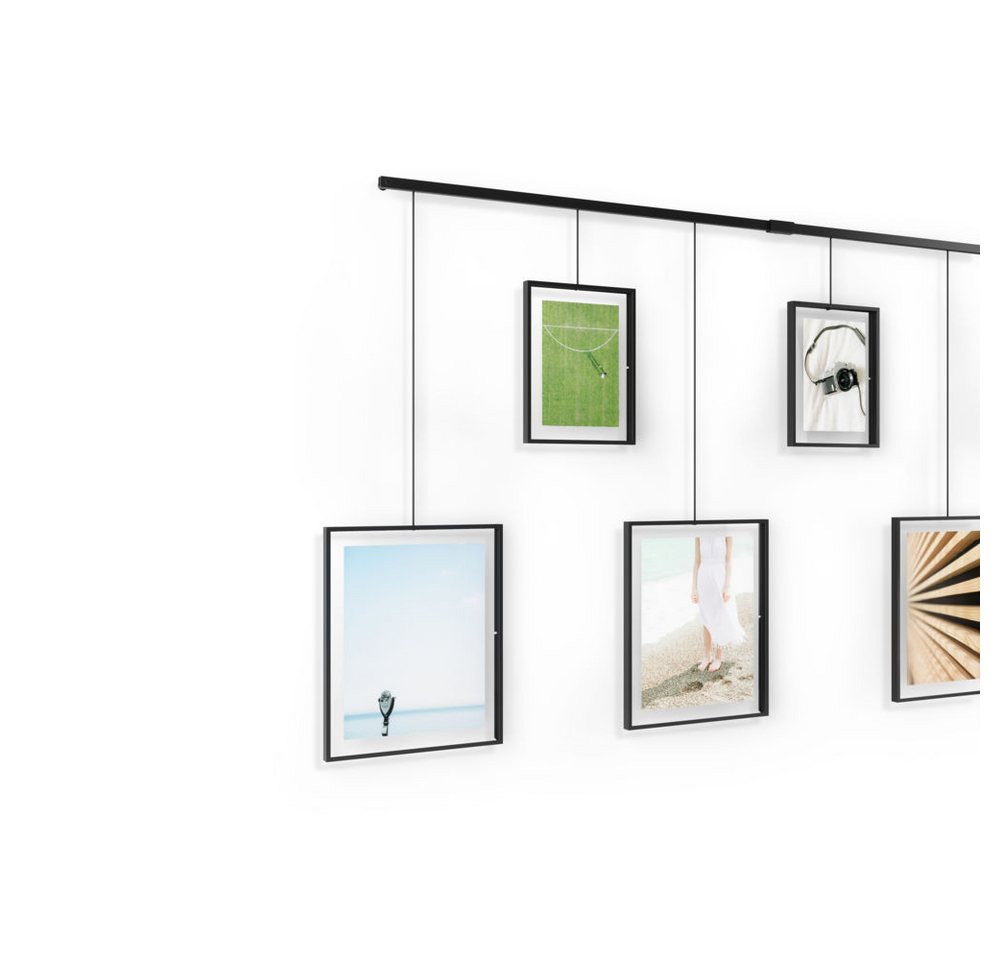 Umbra Bilderrahmen-Set Exhibit Foto Collage, für 9 Bilder, 13x18 und 20x25 cm – Bild 3 von 5