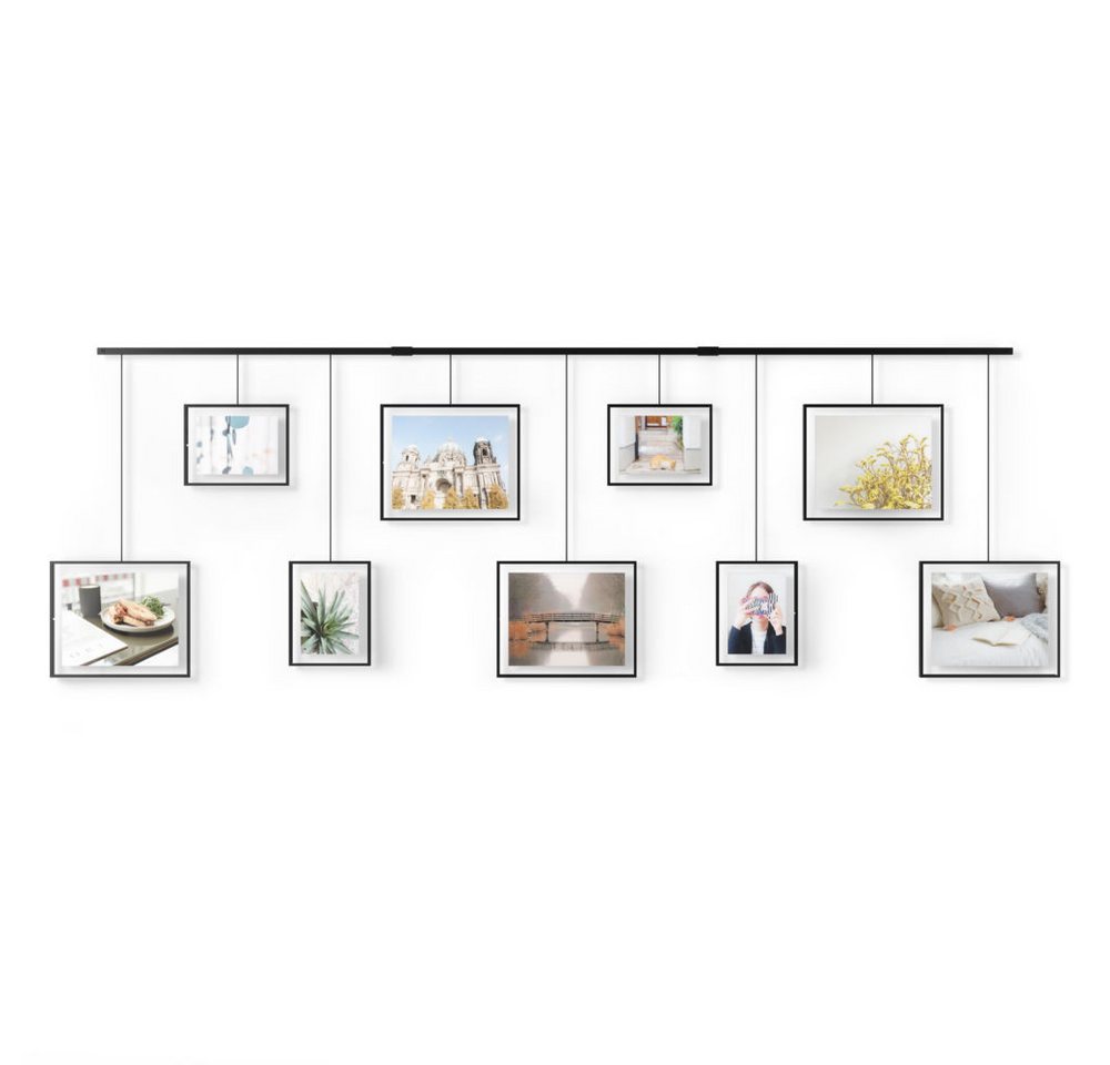 Umbra Bilderrahmen-Set Exhibit Foto Collage, für 9 Bilder, 13x18 und 20x25 cm – Bild 5 von 5