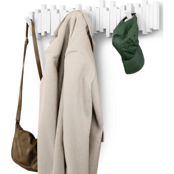 Umbra Wandgarderobe Sticks Multi Hook weiß