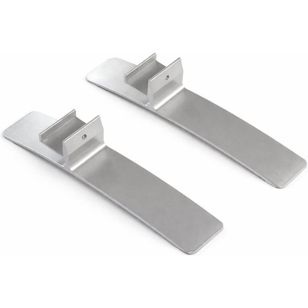 UMBRELLA Infrarotheizung 2er Pack Standfüße, Aluminium, für CF-Serie, Rahmen bis 22 mm, auch Heizpaneele anderer Hersteller, nicht für rahmenlose Modelle