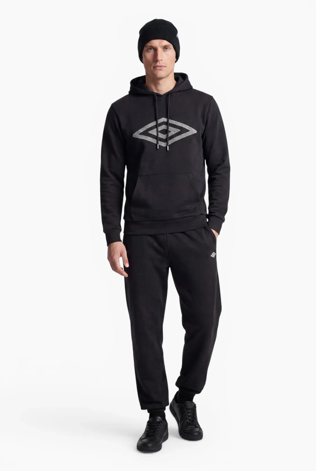 UMBRO Herren Sweathoodie (Schwarz, XL) – Bild 2 von 4