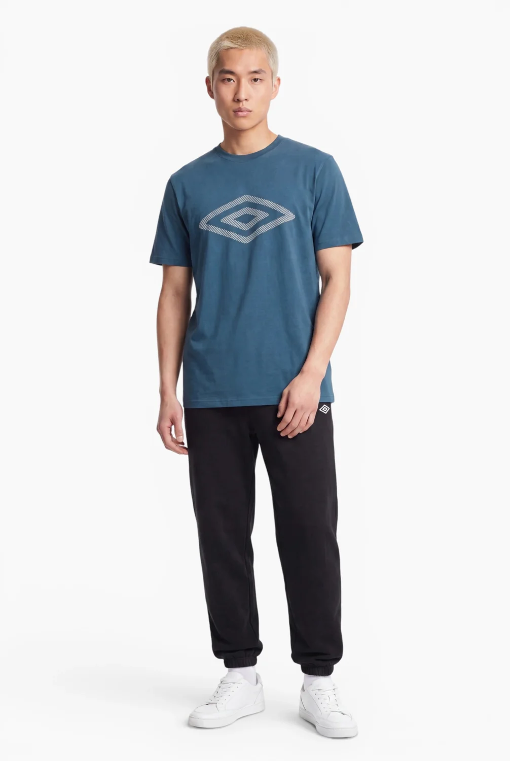 UMBRO Herren T-Shirt (Blau, L) – Bild 2 von 4