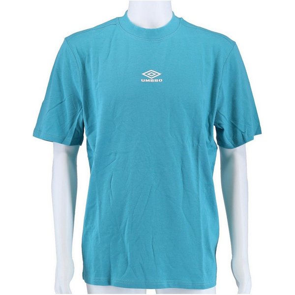 Umbro T-Shirt Diamond Small Logo Tee (Baumwolle) hellblau/weiss Herren