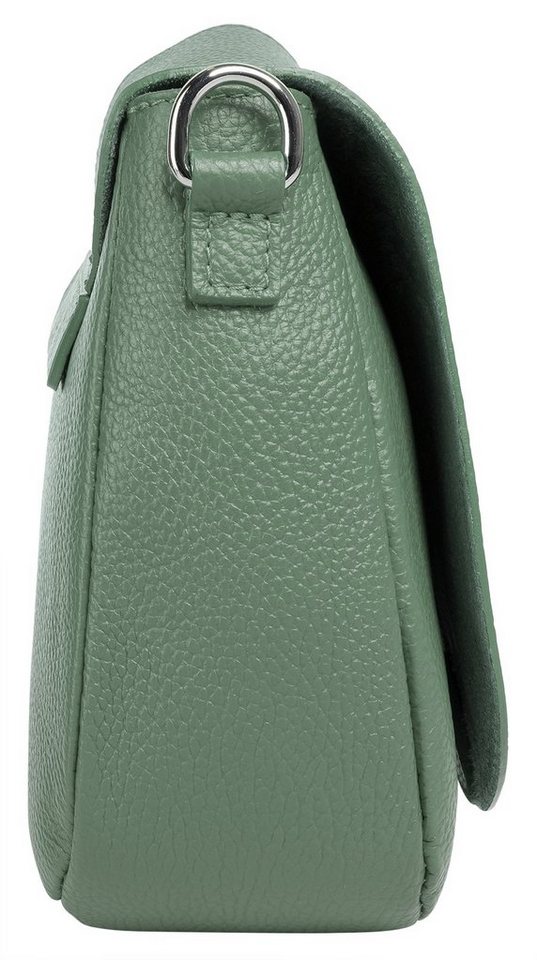 Cluty Umhängetasche CLUTY Damen echt Leder, Made in Italy, echt Leder, Made in Italy – Bild 5 von 5