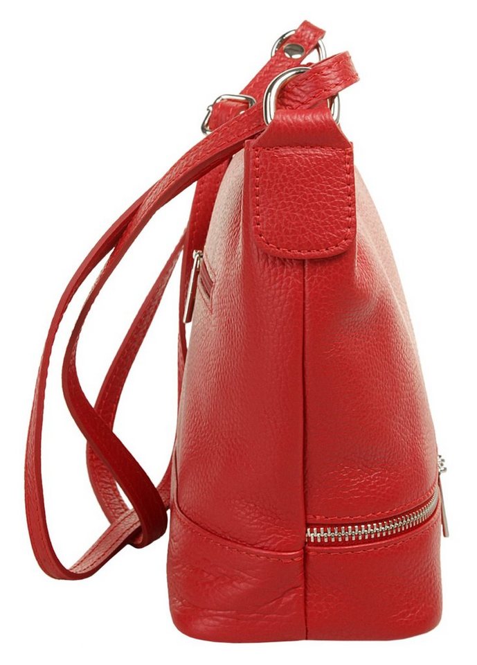 Cluty Umhängetasche CLUTY Damen echt Leder, Made in Italy, echt Leder, Made in Italy – Bild 5 von 5