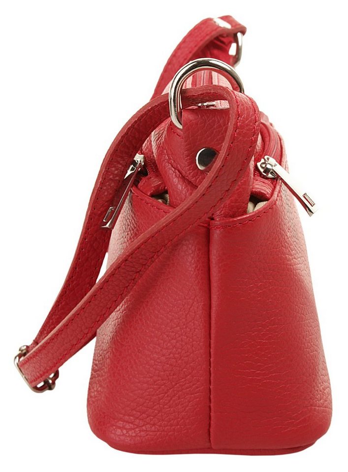 Cluty Umhängetasche CLUTY Damen echt Leder, Made in Italy, echt Leder, Made in Italy – Bild 5 von 5