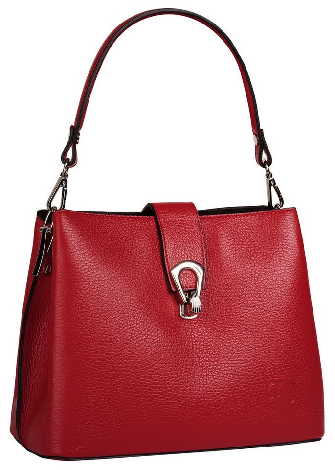 Cluty Umhängetasche CLUTY Damen echt Leder, Made in Italy, echt Leder, Made in Italy – Bild 2 von 5