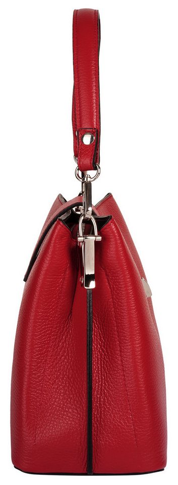 Cluty Umhängetasche CLUTY Damen echt Leder, Made in Italy, echt Leder, Made in Italy – Bild 4 von 5