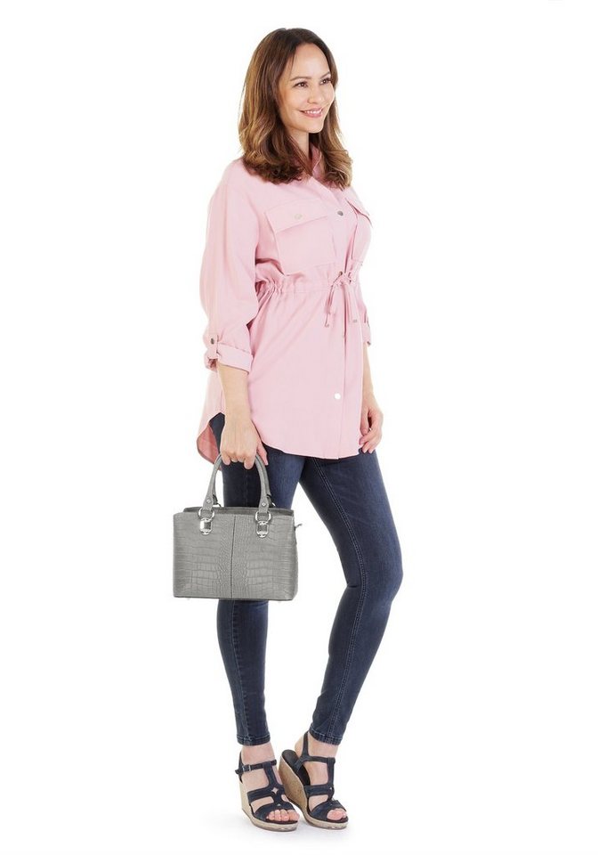 Cluty Umhängetasche CLUTY Damen echt Leder, Made in Italy, echt Leder, Made in Italy – Bild 2 von 5
