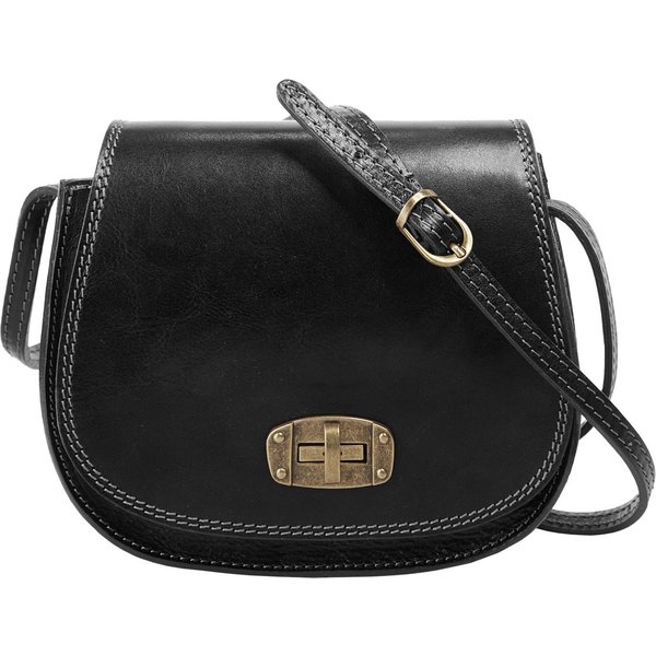 Piké Umhängetasche PIKÉ Damen echt Leder, Made in Italy, echt Leder, Made in Italy