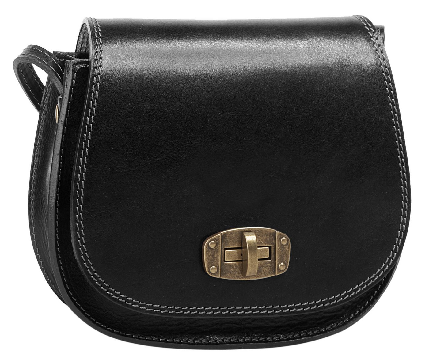 Piké Umhängetasche PIKÉ Damen echt Leder, Made in Italy, echt Leder, Made in Italy – Bild 2 von 5