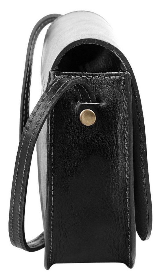 Piké Umhängetasche PIKÉ Damen echt Leder, Made in Italy, echt Leder, Made in Italy – Bild 4 von 5