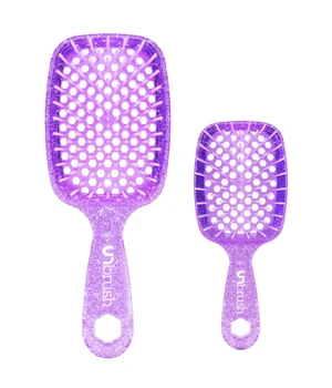 UNbrush Detangling Glitter Duo Set - Amethyst Lavender No Tangle Bürste · 1 Stk