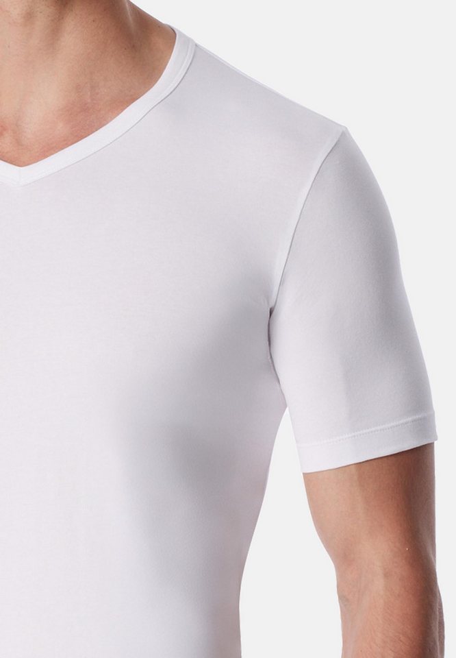 uncover by SCHIESSER Unterhemd 2er Pack Basic (Spar-Set, 2-St) Unterhemd / Shirt Kurzarm - Baumwolle – Bild 4 von 4