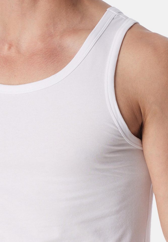 uncover by SCHIESSER Unterhemd 4er Pack Basic (Spar-Set) Unterhemd / Tanktop - Baumwolle - Unterhemden mit perfekter Passform – Bild 4 von 5