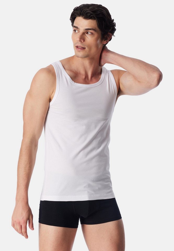 uncover by SCHIESSER Unterhemd 4er Pack Basic (Spar-Set) Unterhemd / Tanktop - Baumwolle - Unterhemden mit perfekter Passform – Bild 5 von 5