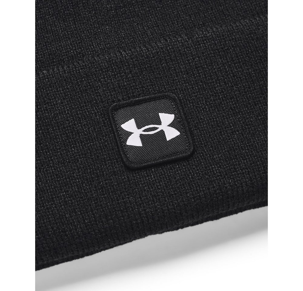 Under Armour® Beanie HALFTIME BEANIE gerippter Acryl-Strickstoff, schweißableitend, schnell trocknend – Bild 3 von 5